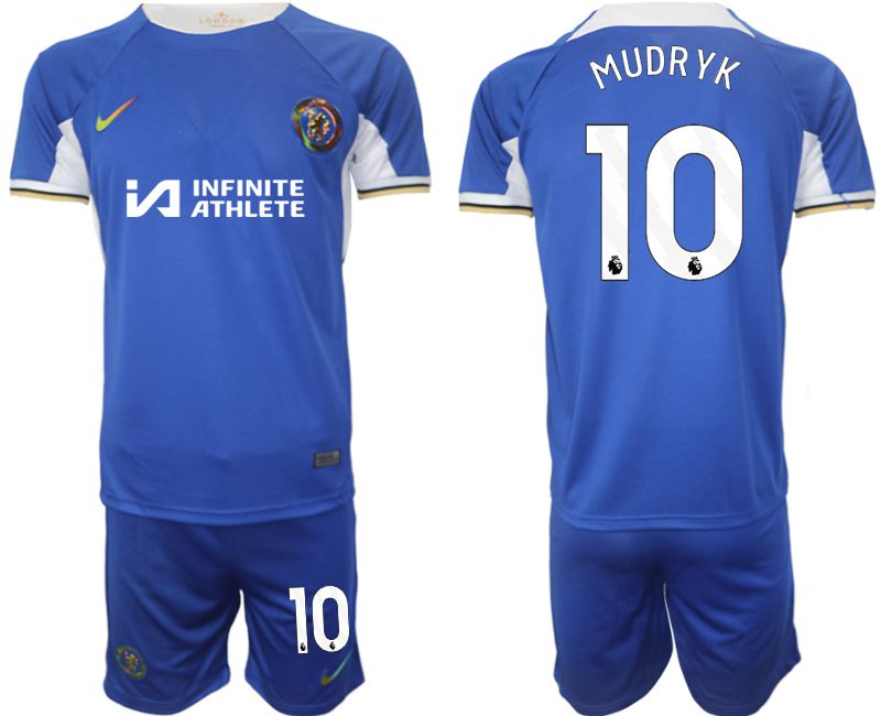 Men 2023-2024 Club Chelsea FC home blue 10 Soccer Jersey